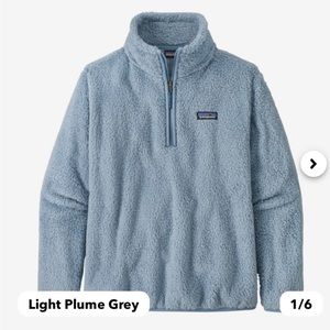 Patagonia Women’s Los Gatos Fleece 1/4 Zip in Light Plume Grey